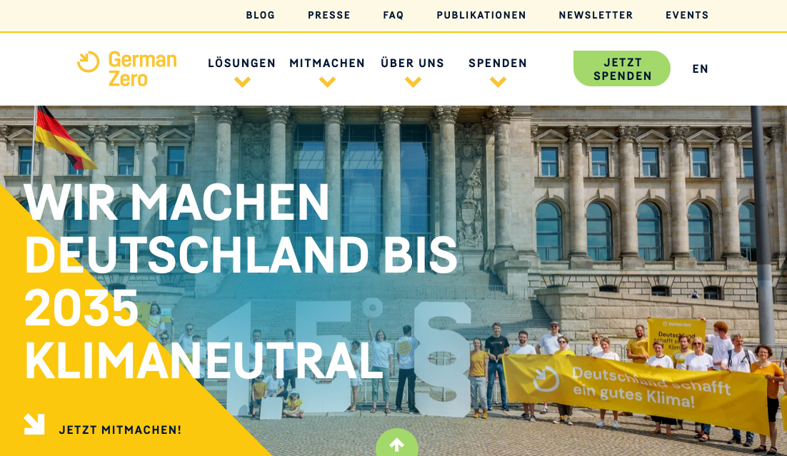 Homepage German Zero