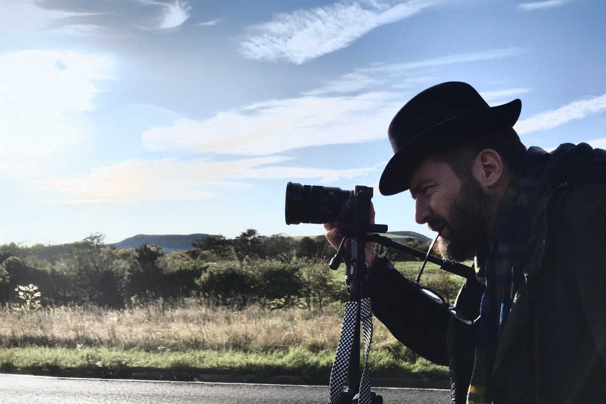 Martin Oetting, shooting film.