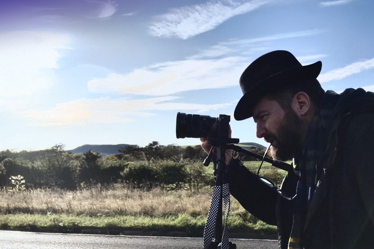 Martin Oetting, shooting film.